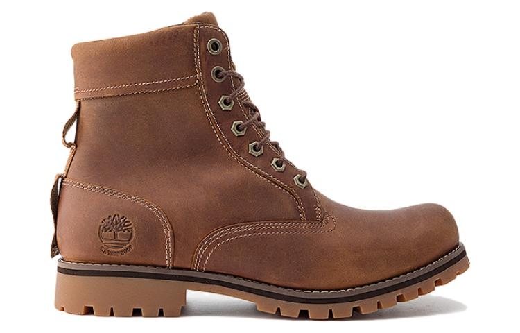 Timberland Rugged 6 Inch Waterproof Boots 'Rust Full Grain' A2JJB - 2