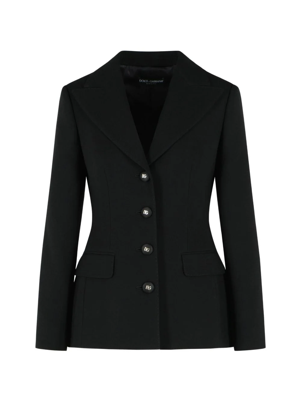DG logo single-breasted jacket - 1