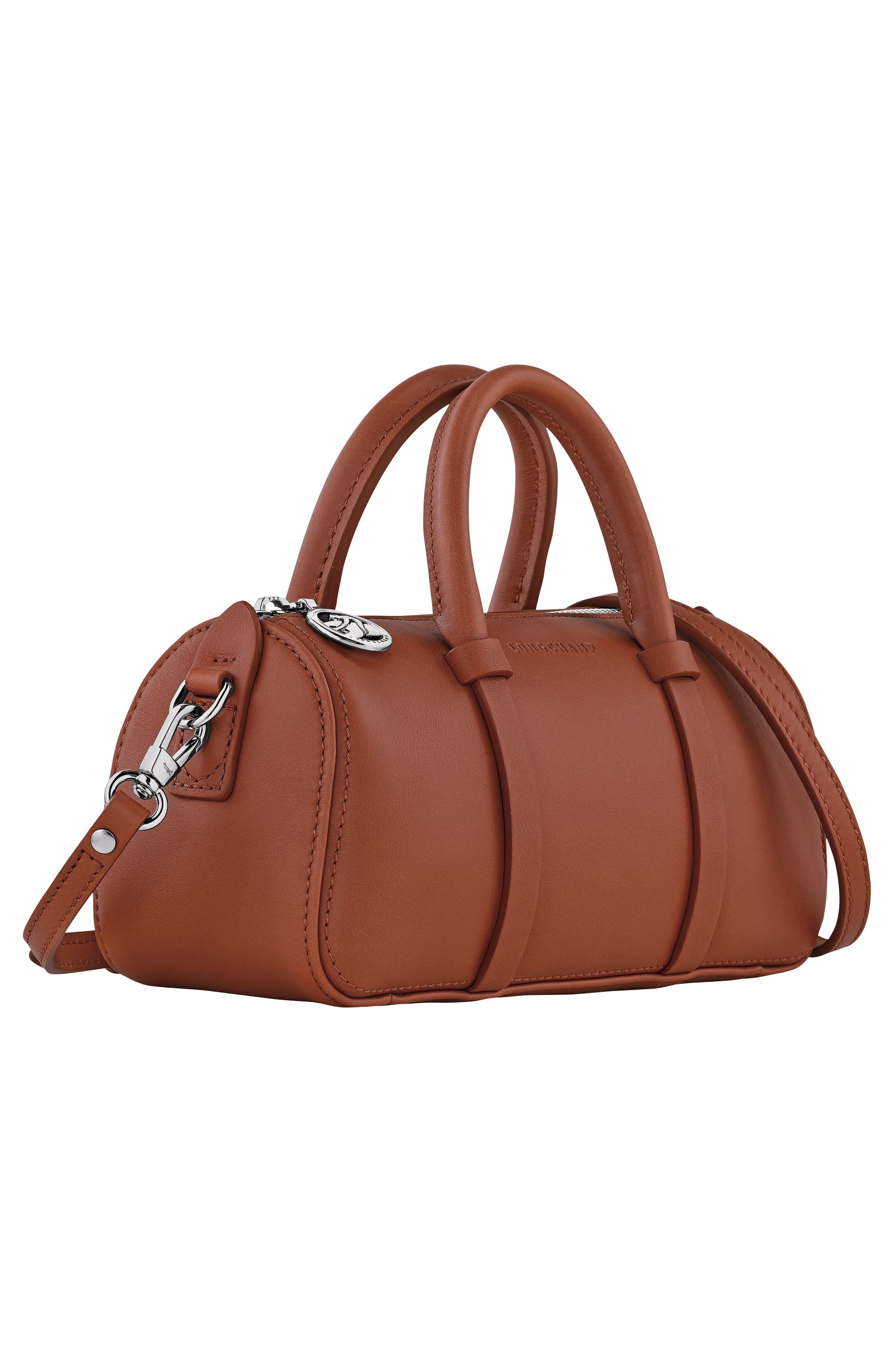 Longchamp Small Day Leather Bowling Bag in Cognac at Nordstrom - 5