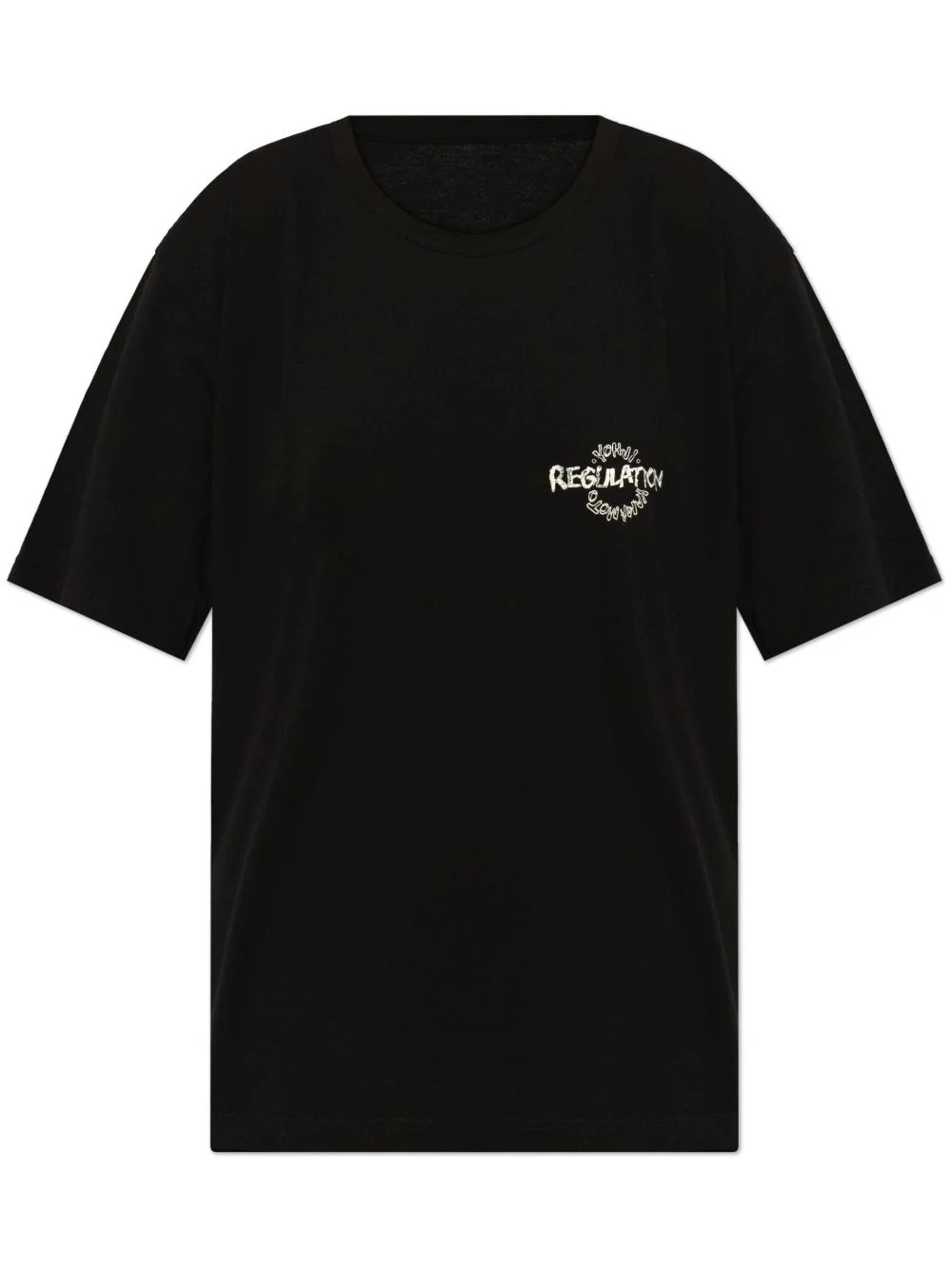 logo-embroidered T-shirt - 1