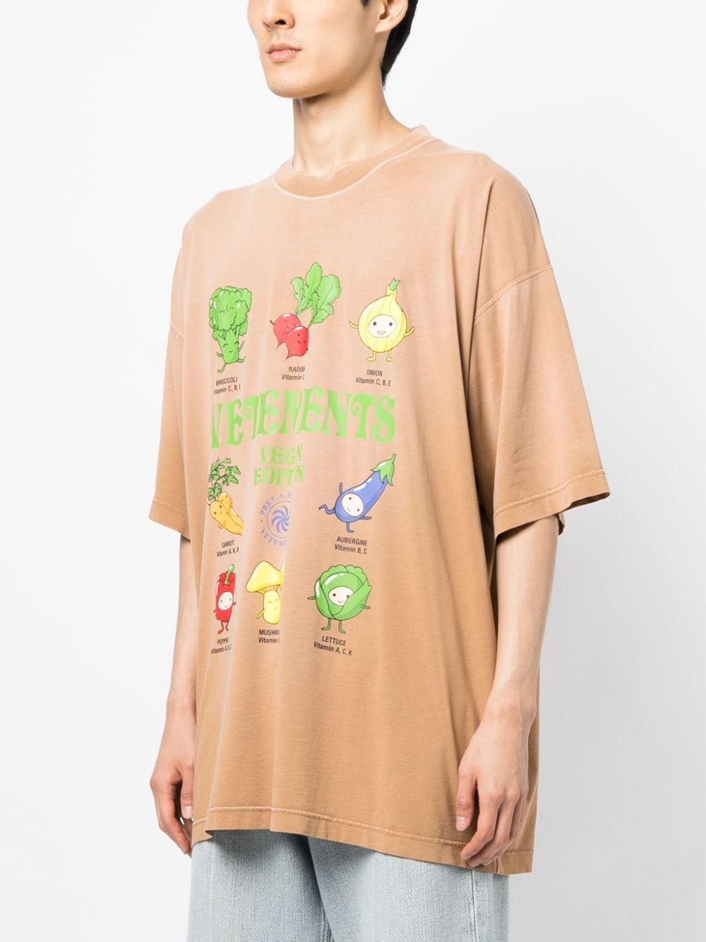 Vegan logo-print cotton T-shirt - 5