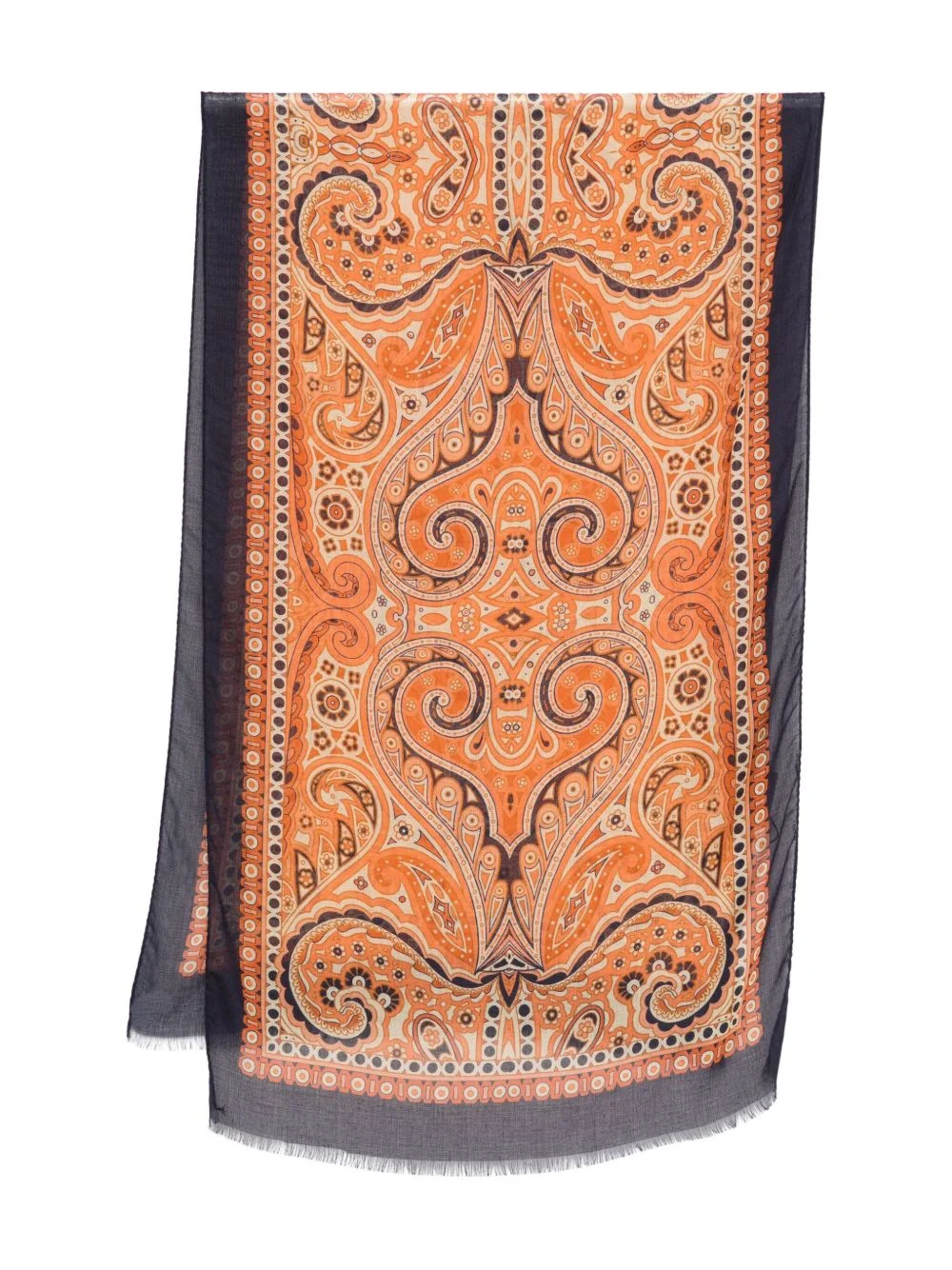 paisley-pattern scarf - 1