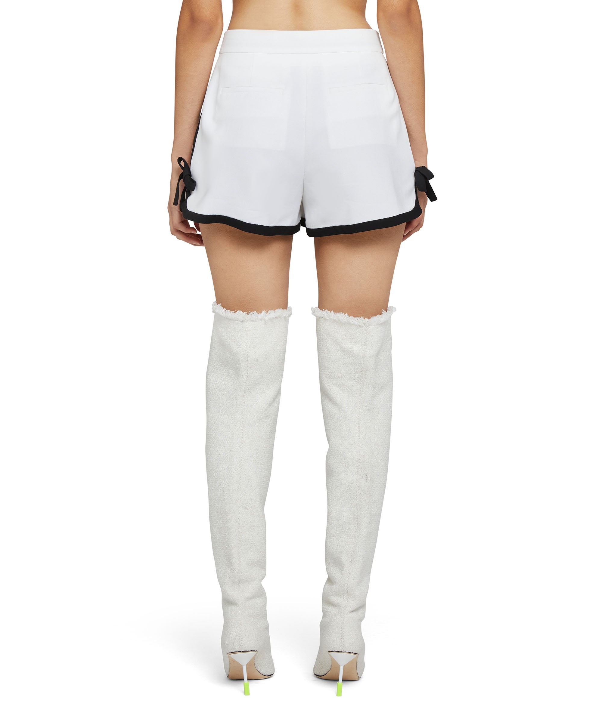 Viscose Bermudas with contrasting border - 3