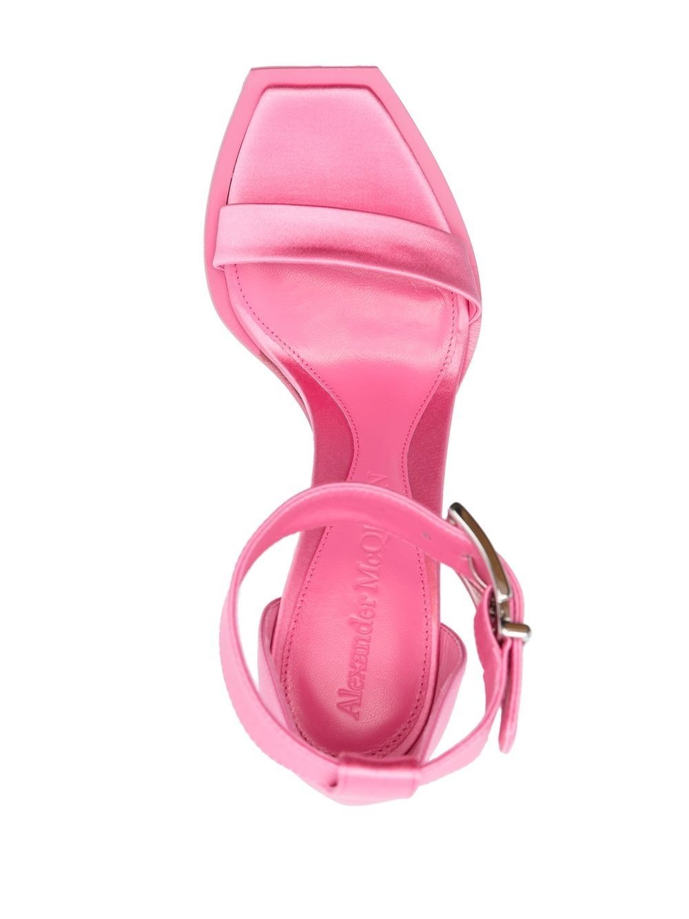 110mm satin-finish sandals - 4