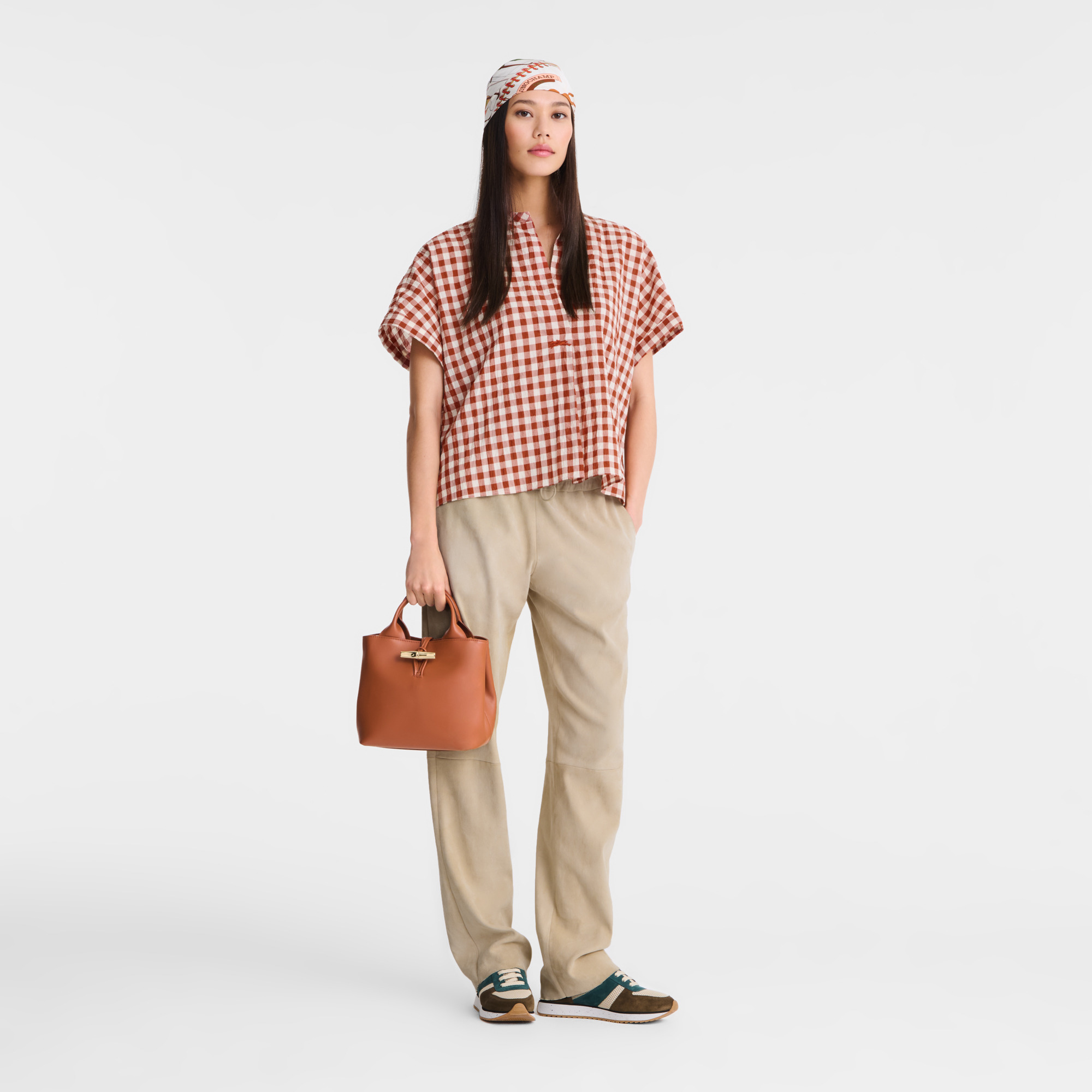 Le Roseau S Handbag Bark - Leather - 2
