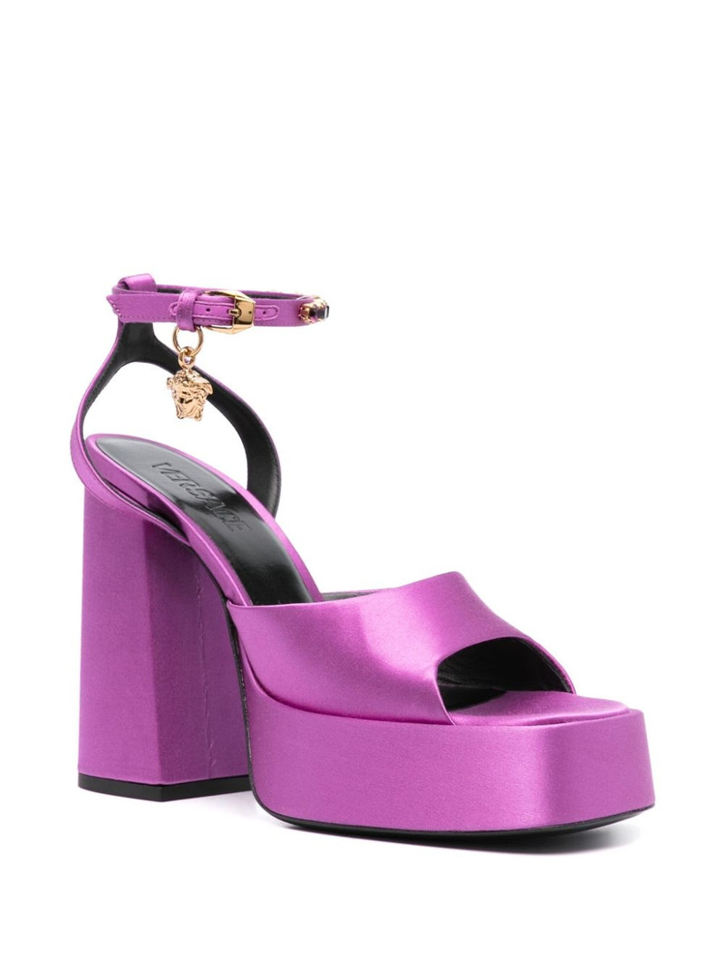 VERSACE Medusa Aevitas 110mm satin pumps outlook