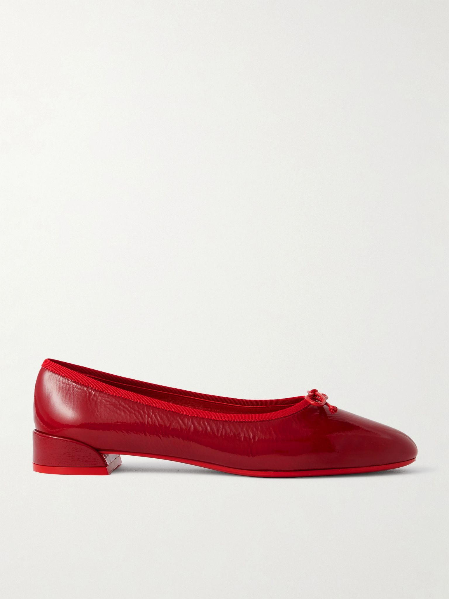 Sweetie Jane patent-leather flats Red - 1