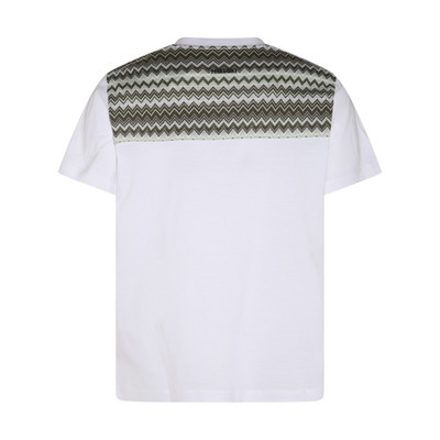 Missoni white multicolour cotton t-shirt outlook