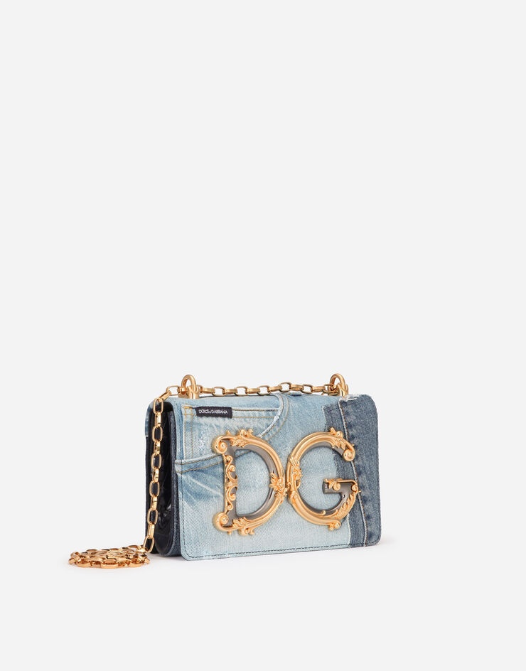 DG Girls bag in patchwork denim and plain calfskin - 3