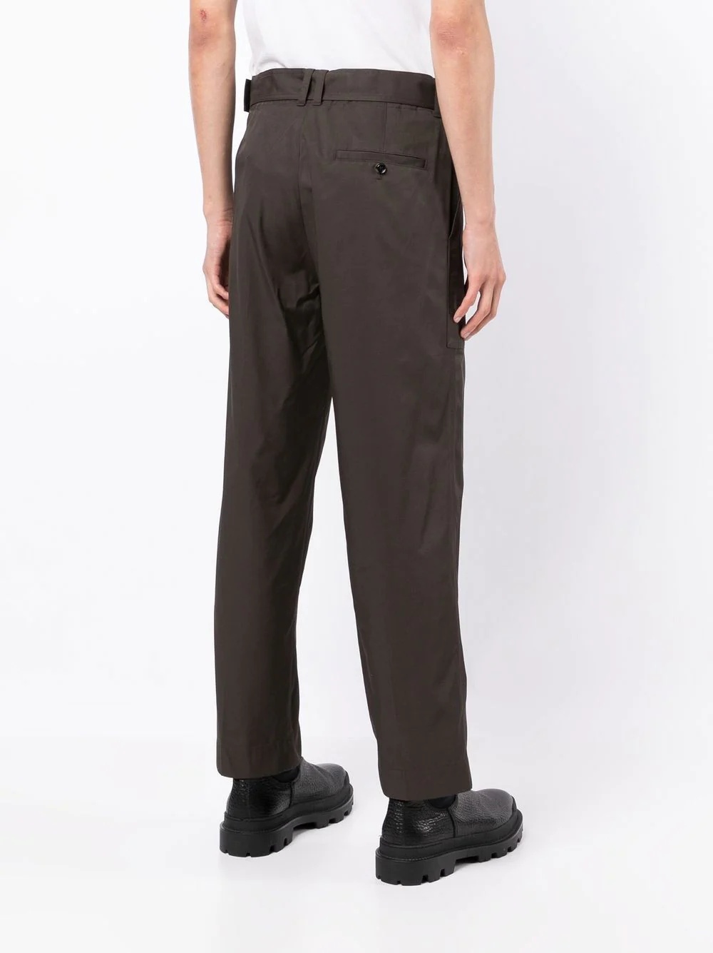 straight-leg trousers - 4