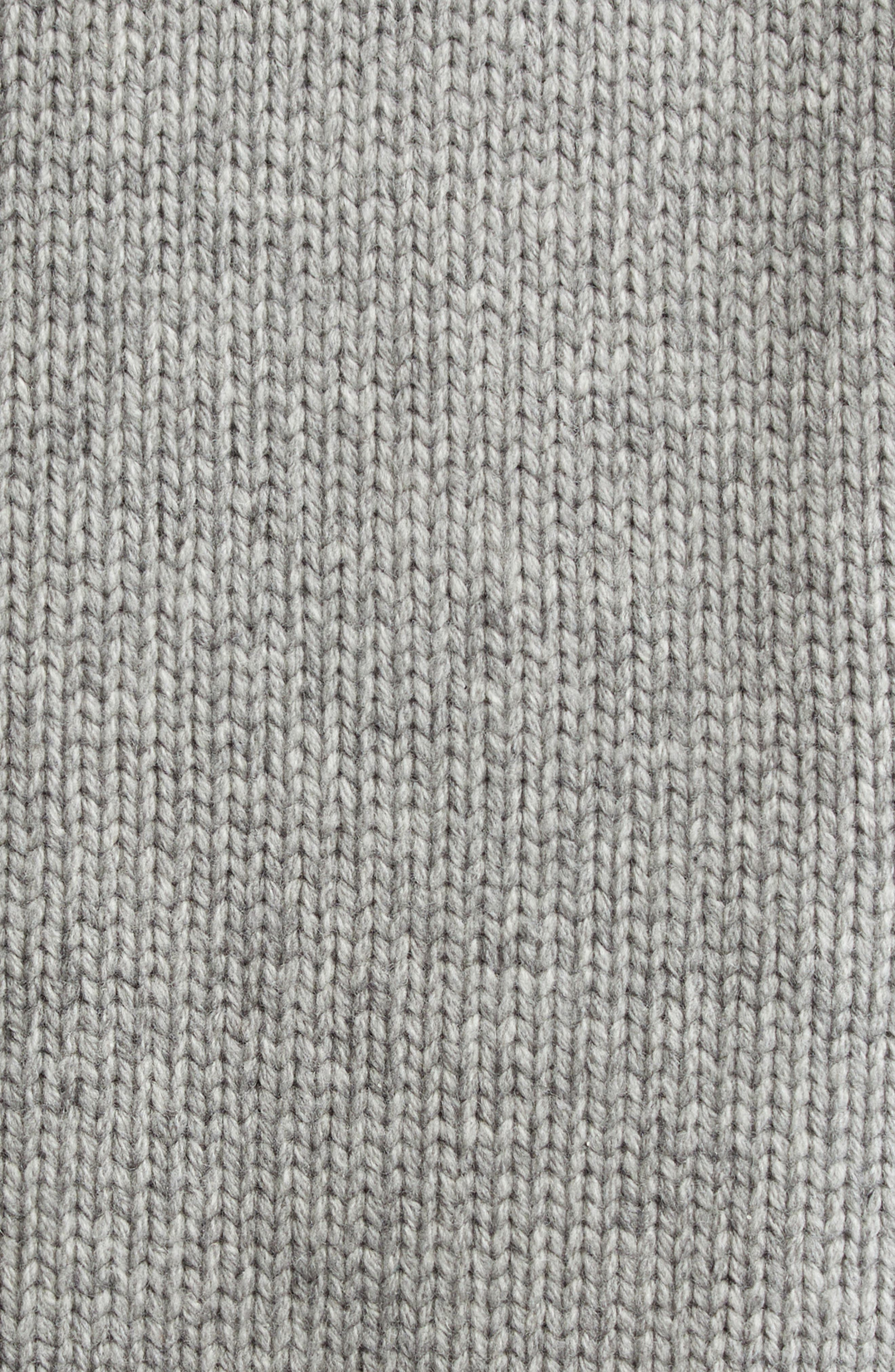 The Row Ophelia Oversize Crewneck Wool & Cashmere Sweater in Grey Melange at Nordstrom - 7