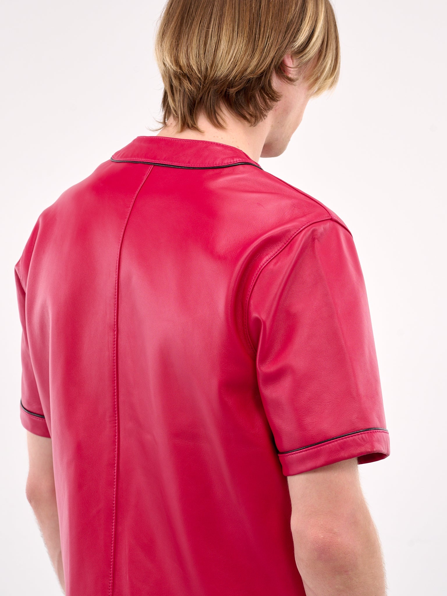 Leather Baseball Shirt - 5