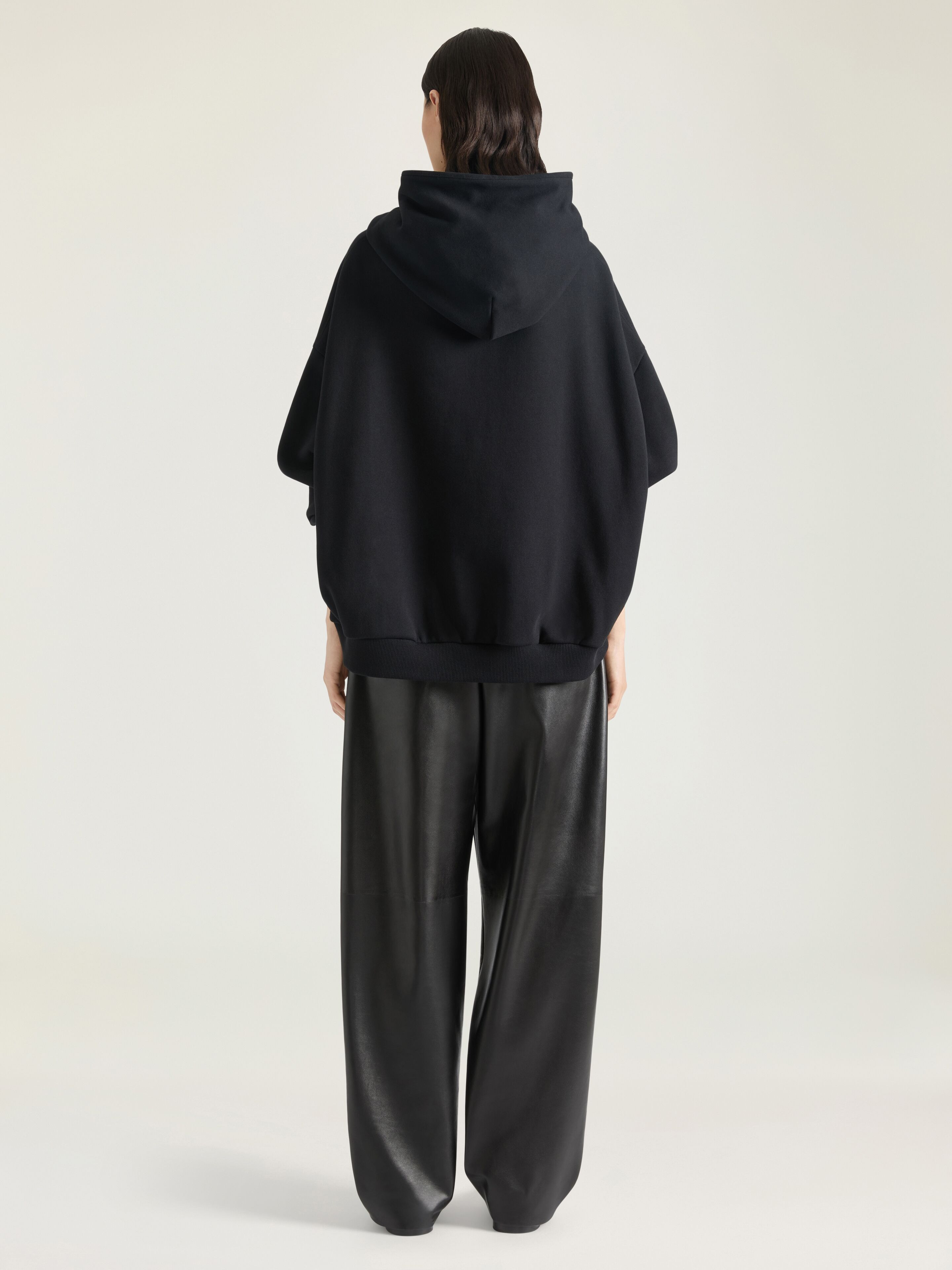 HOODIE SWEATSHIRT IN FLEECE WITH GIVENCHY TAPE PRINT - 3