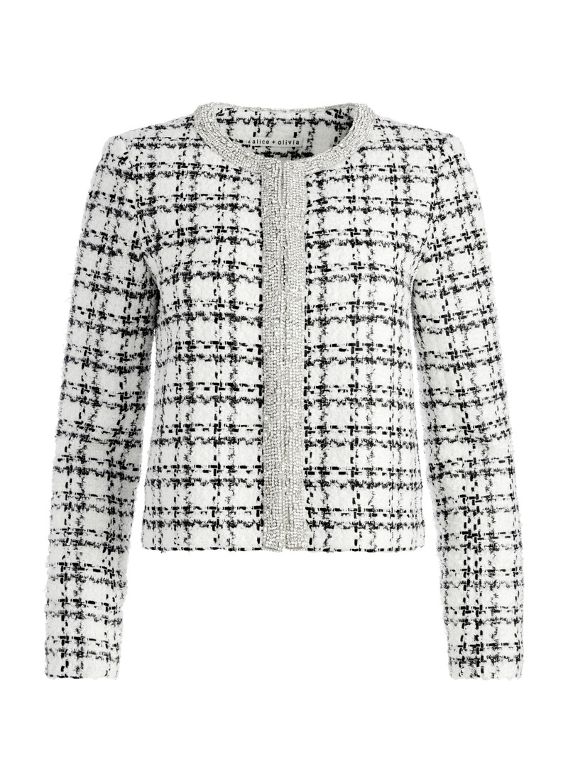Alice + Olivia KIDMAN EMBELLISHED JACKET outlook