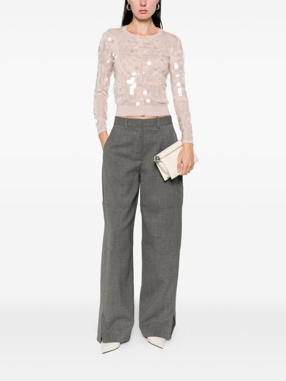 sequin embellished cardigan - 2