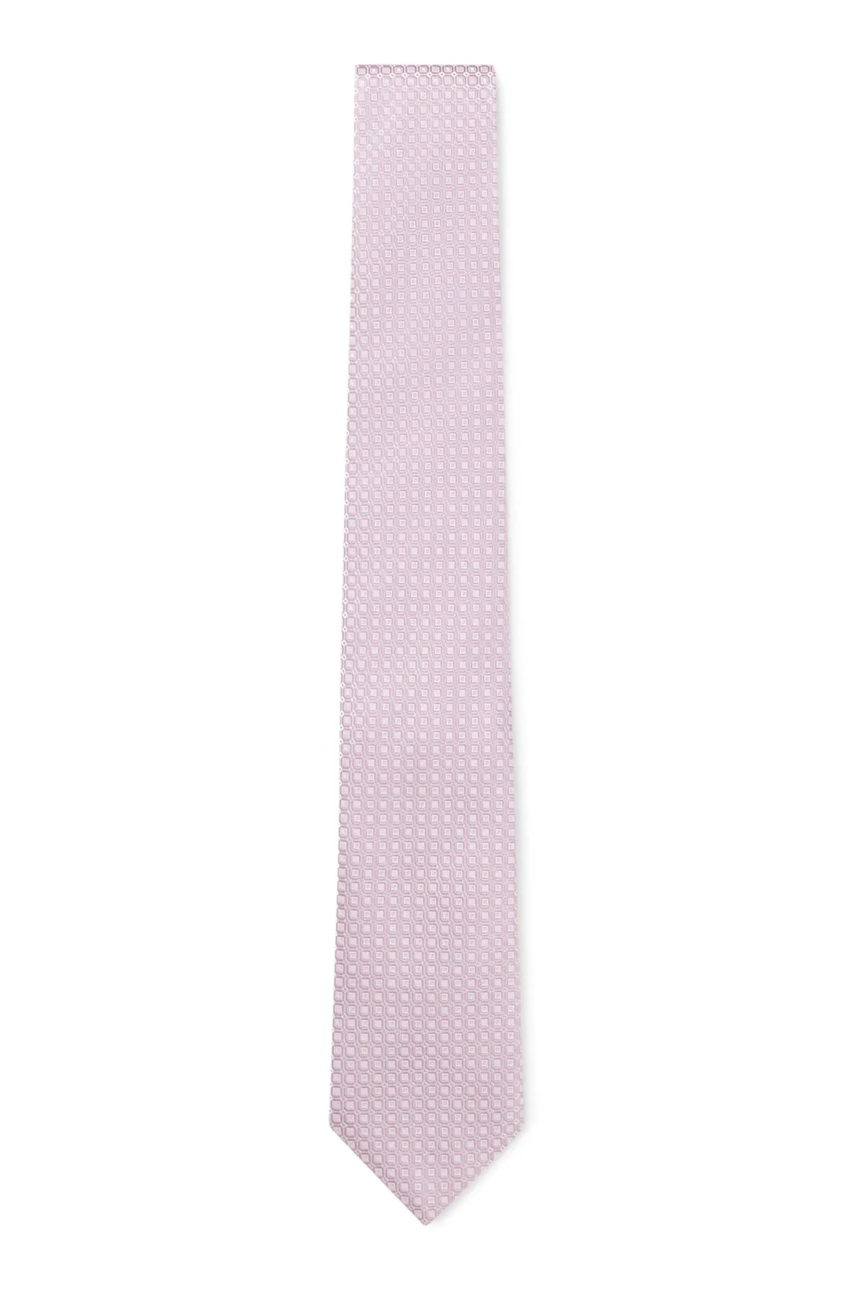 JACQUARD-PATTERN TIE IN A SILK BLEND - 1