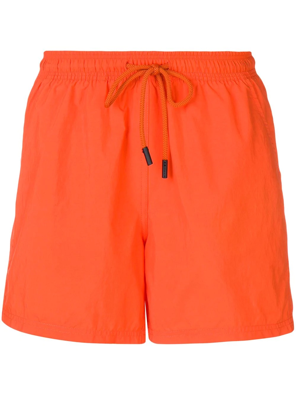 drawstring waist swim shorts - 1