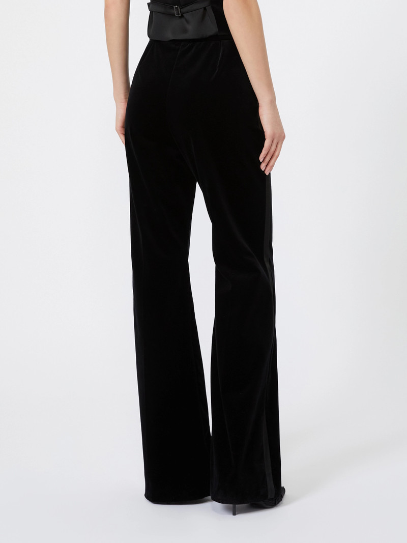 OSCURI Velvet Tuxedo trousers - BLACK 4