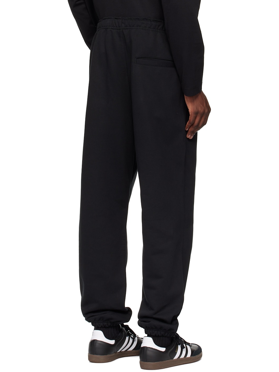 Black Drawstring Sweatpants - 3