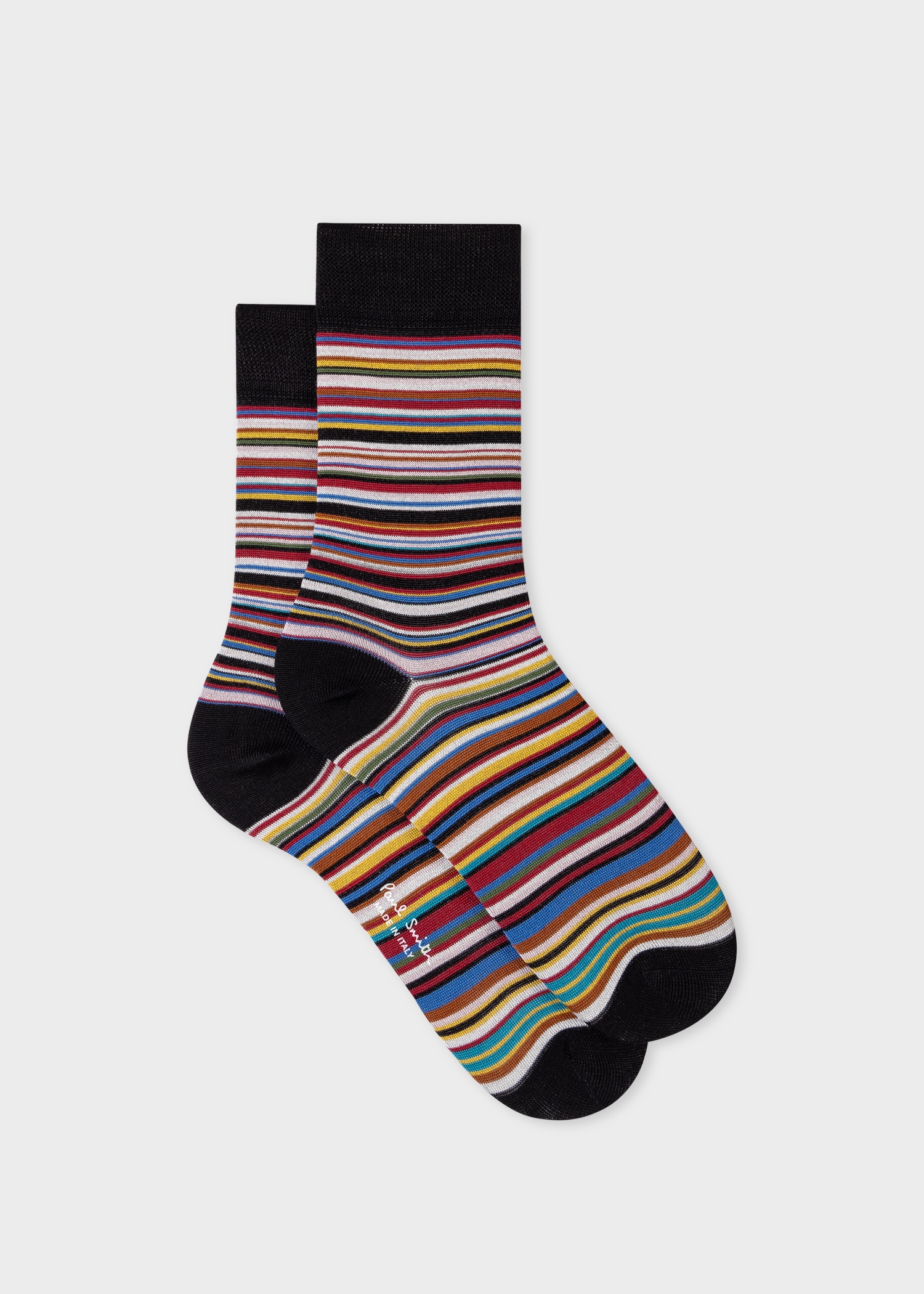 Women's 'Signature Stripe' Leather Belt & Silk-Mix Socks Gift Set - 2