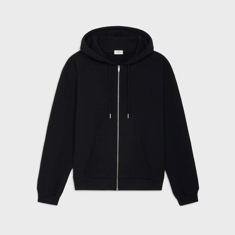 celine loose hoodie in COTTON FLEECE 1