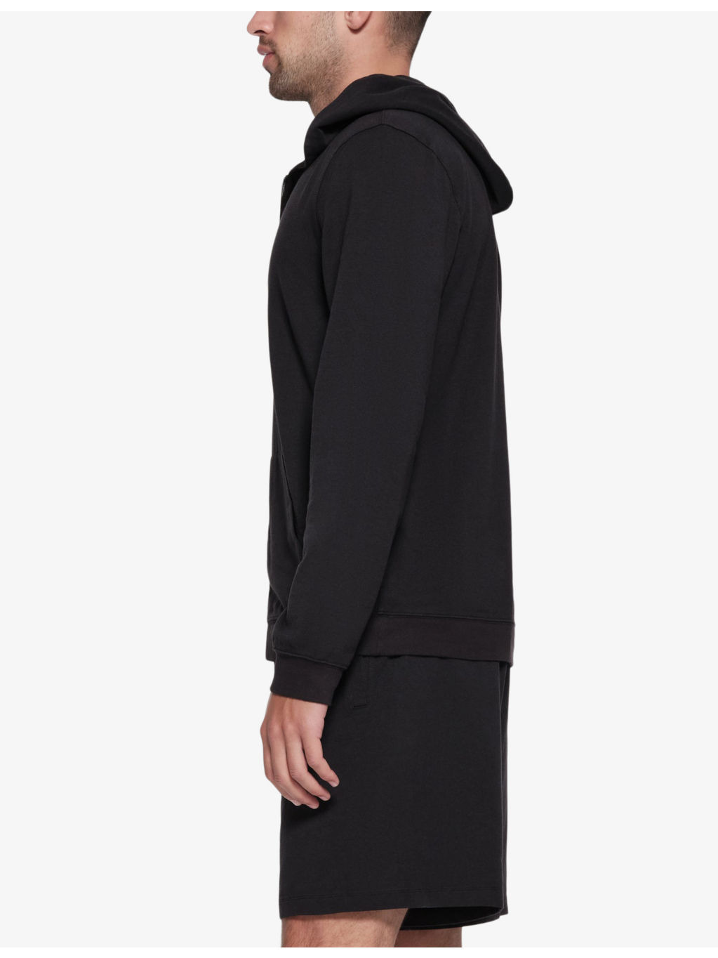 Lounge zip-up jersey hoody - 3
