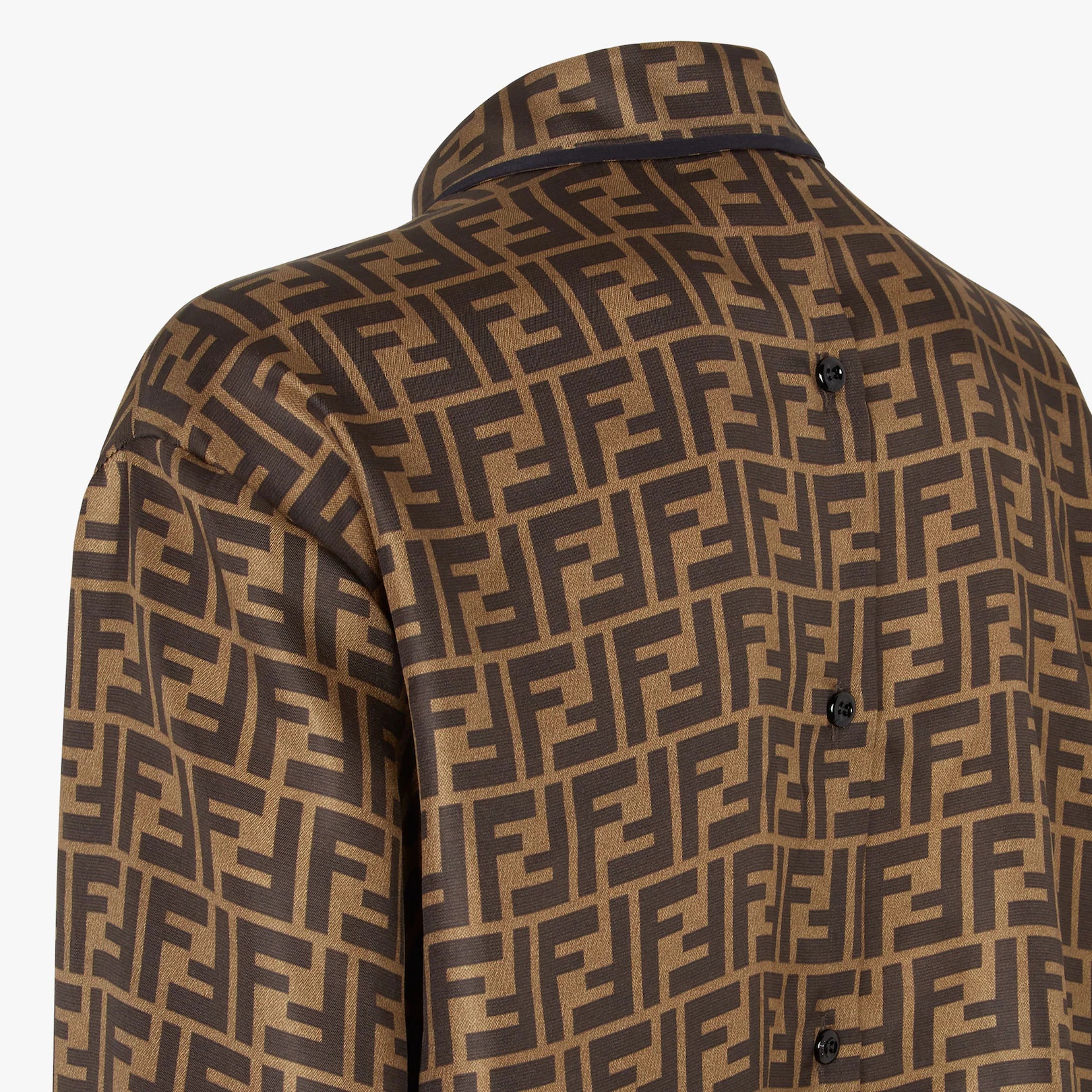 Brown twill shirt - 3