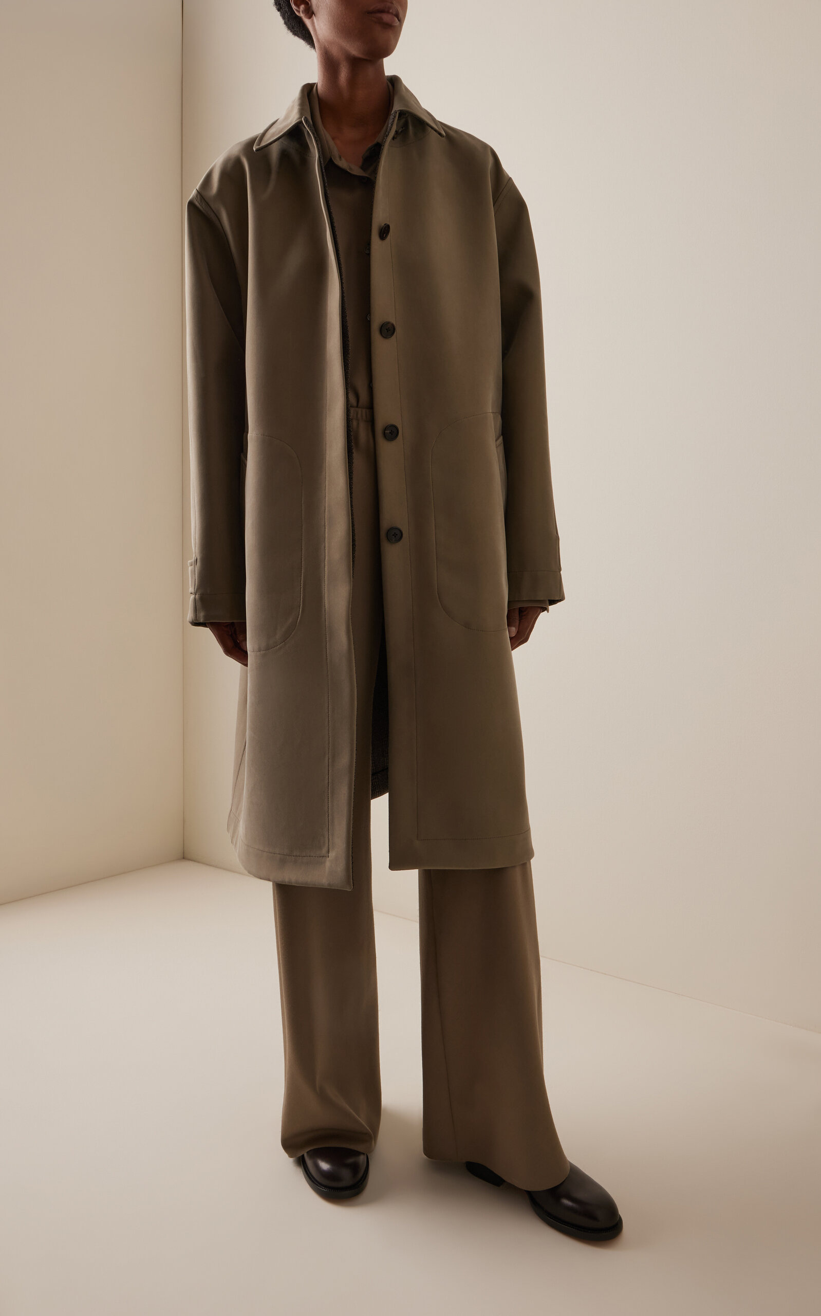 Palomar Reversible Virgin Wool-Blend Coat brown - 5
