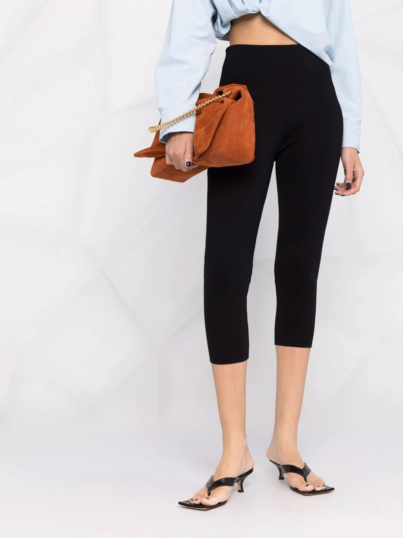 knitted three-quarter leggings 5