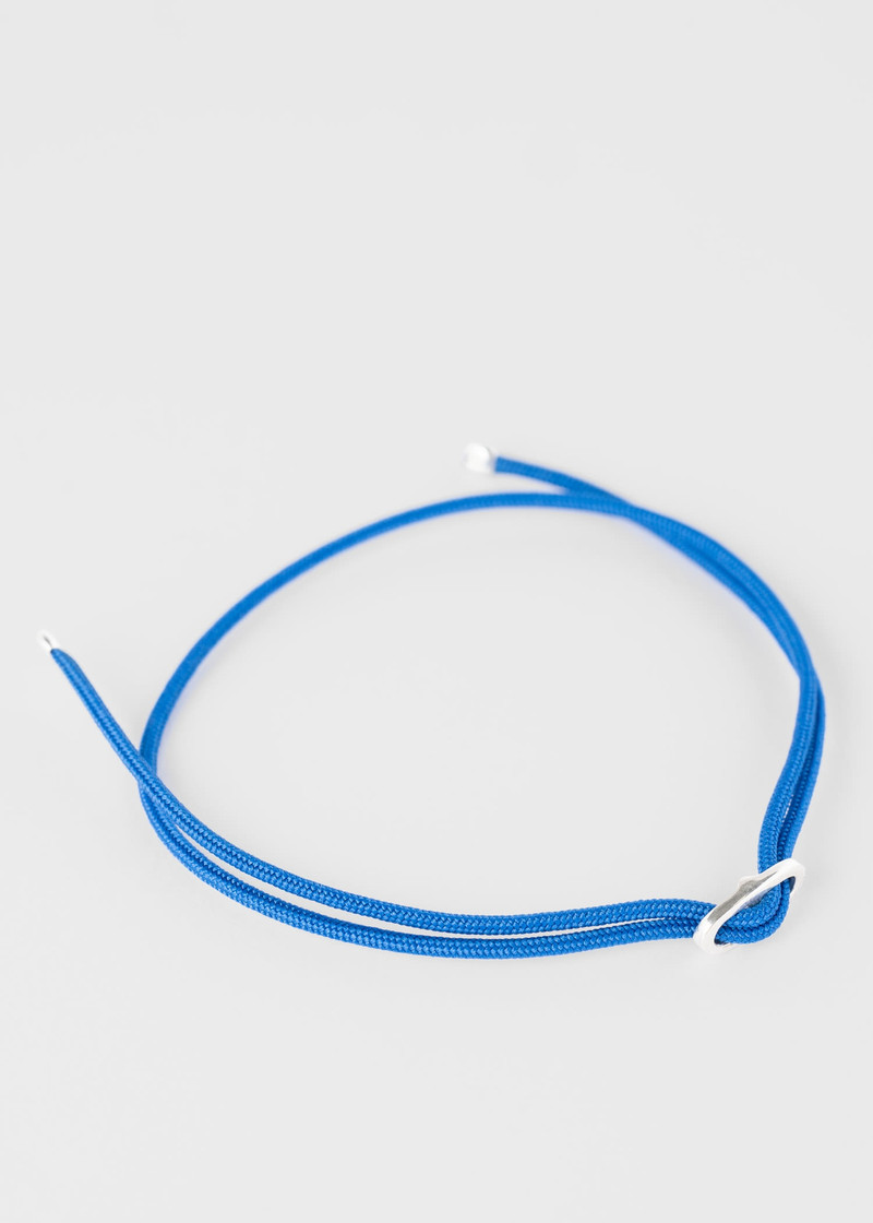 Paul Smith 'Anea' String Bracelet With Sterling Silver Buckle outlook