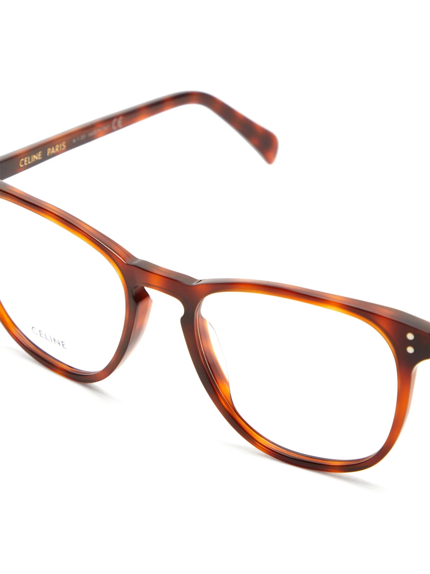 Round tortoiseshell-acetate glasses - 6