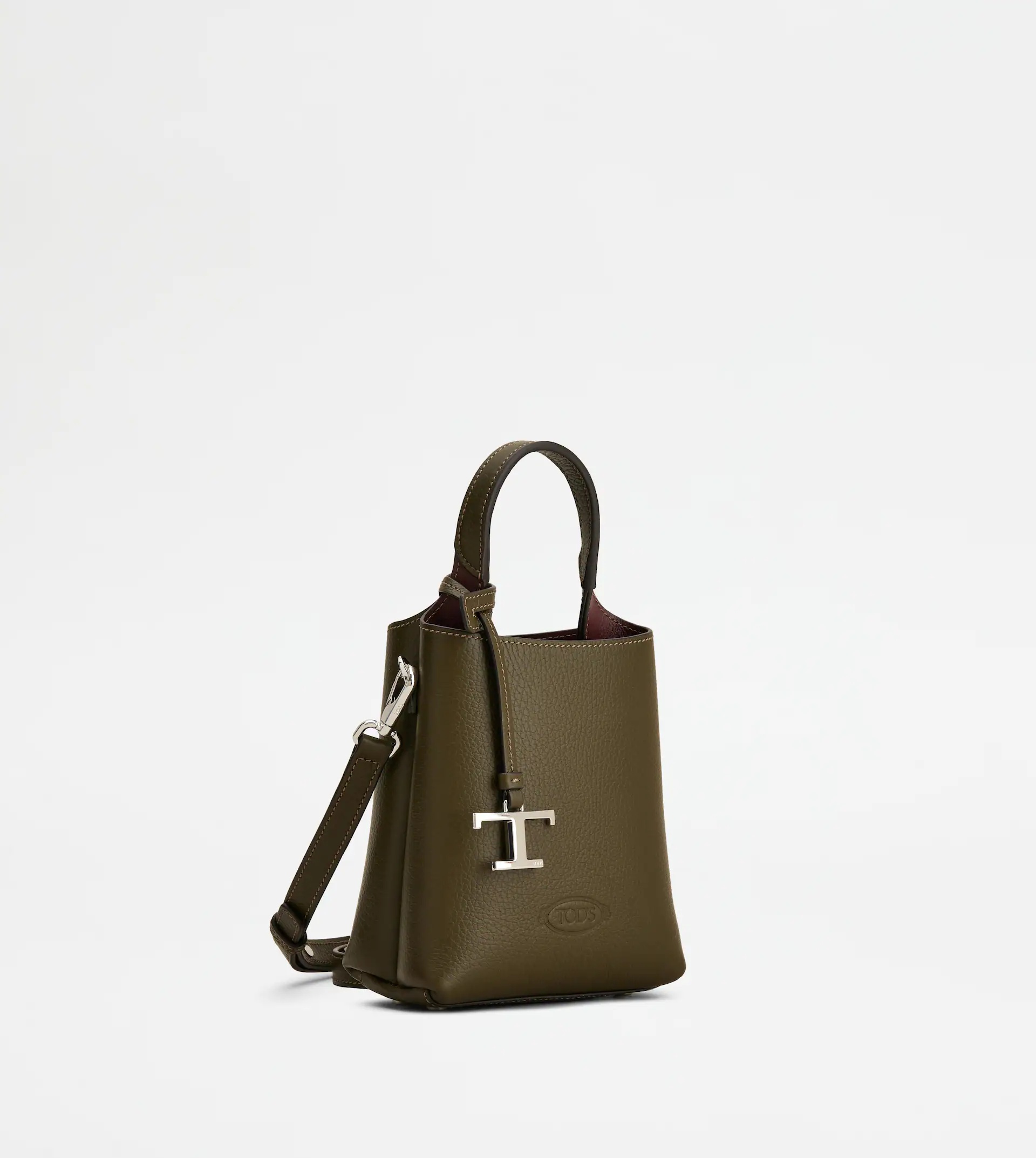 TOD'S MICRO BAG IN LEATHER - GREEN - 2