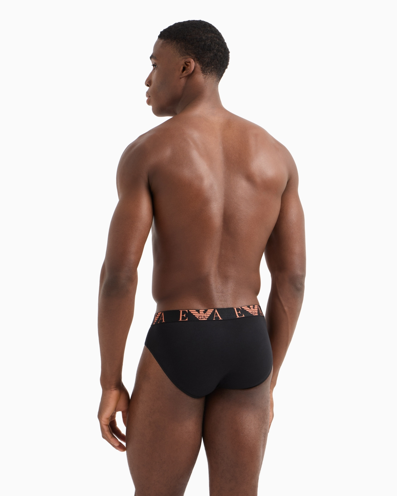 THREE-PACK OF BRIEFS WITH BOLD MONOGRAM LOGO - 3
