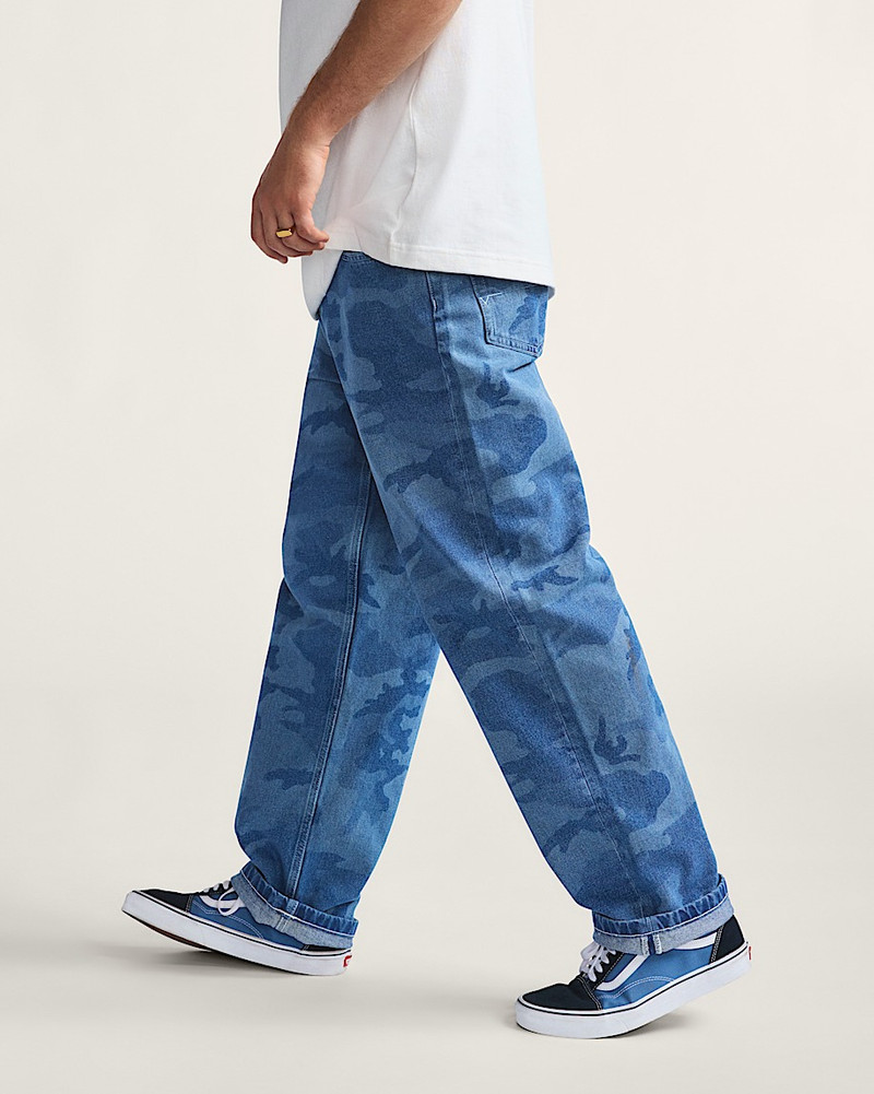 Check-5 Loose Denim Pants 4