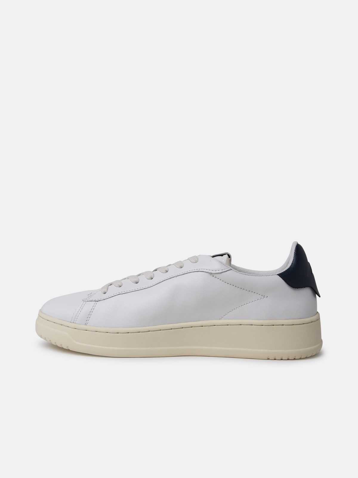 'DALLAS' WHITE LEATHER SNEAKERS - 3
