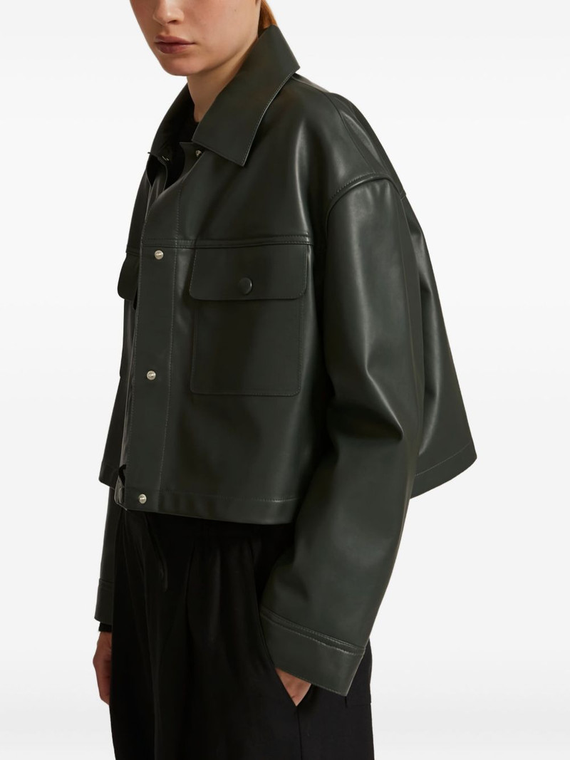 flap-pocket leather jacket 1