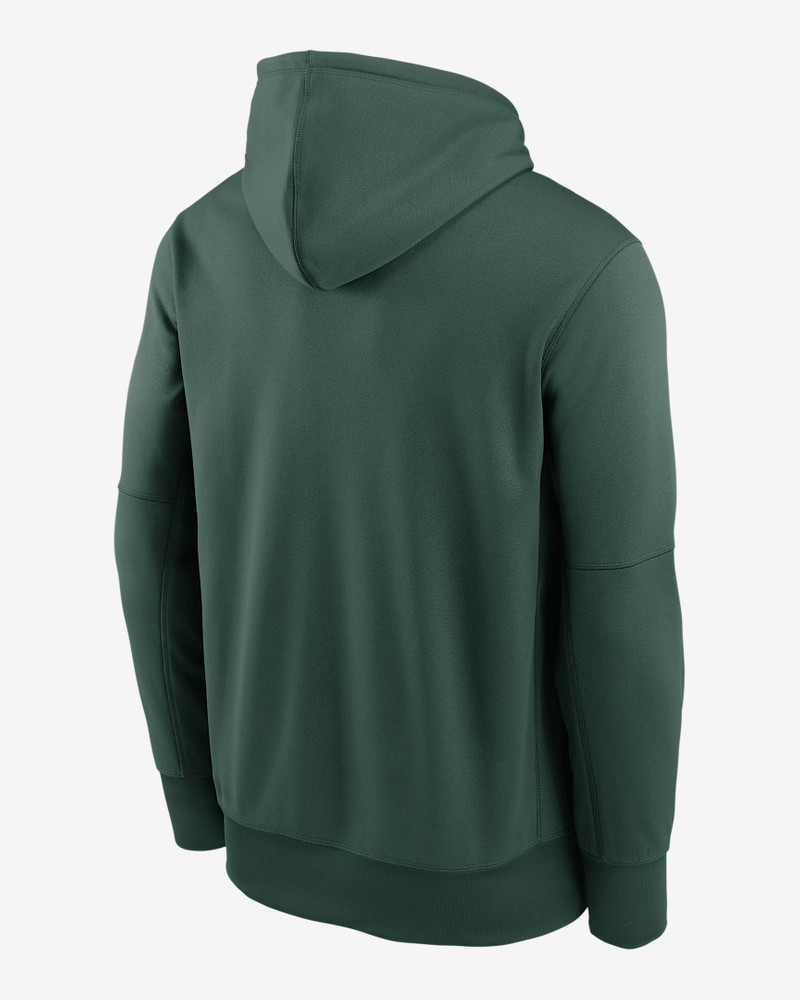Nike Green Bay Packers Toss Sweep Men’s Nike Therma NFL Pullover Hoodie outlook