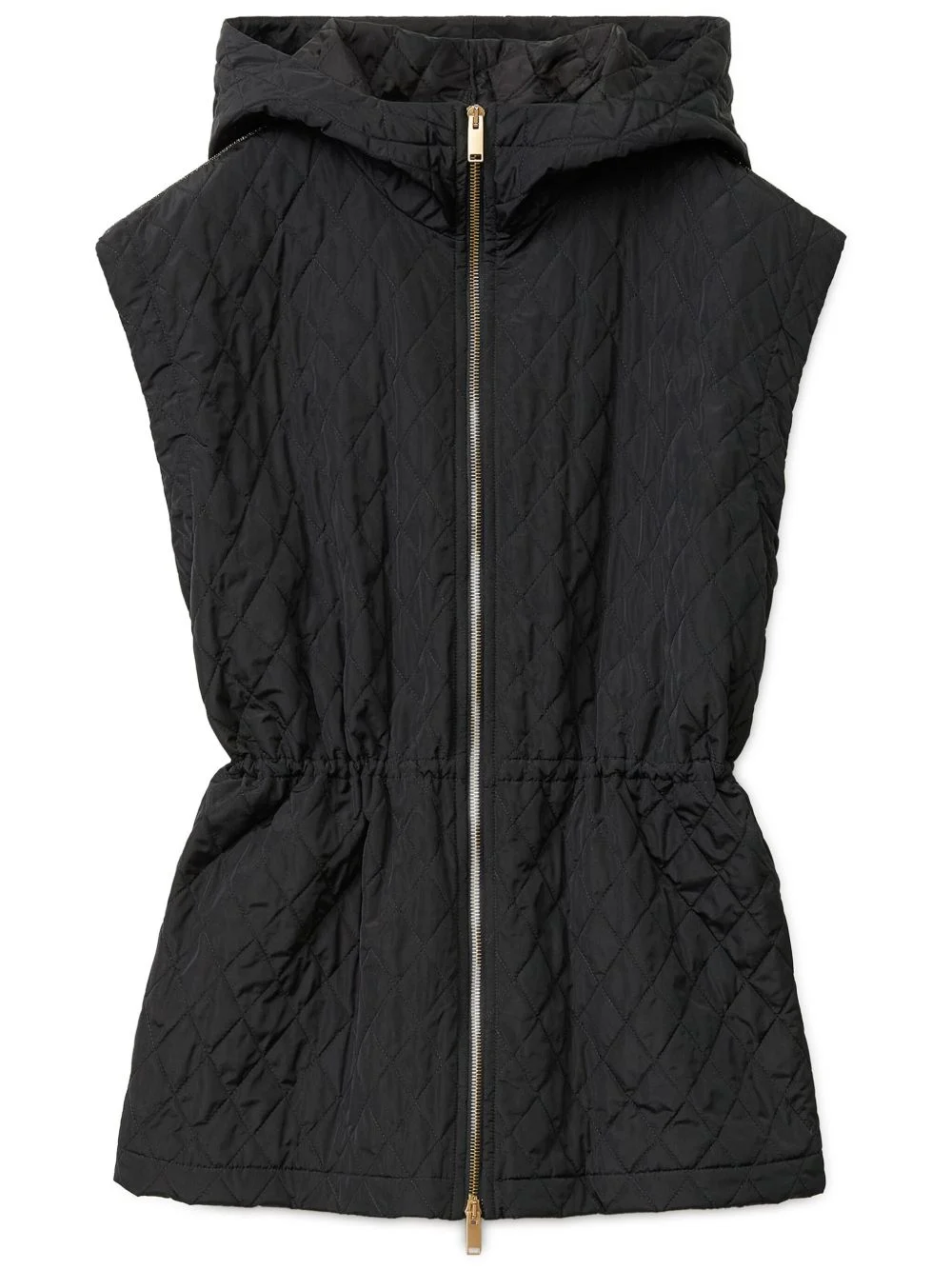 diamond-quilted gilet - 1