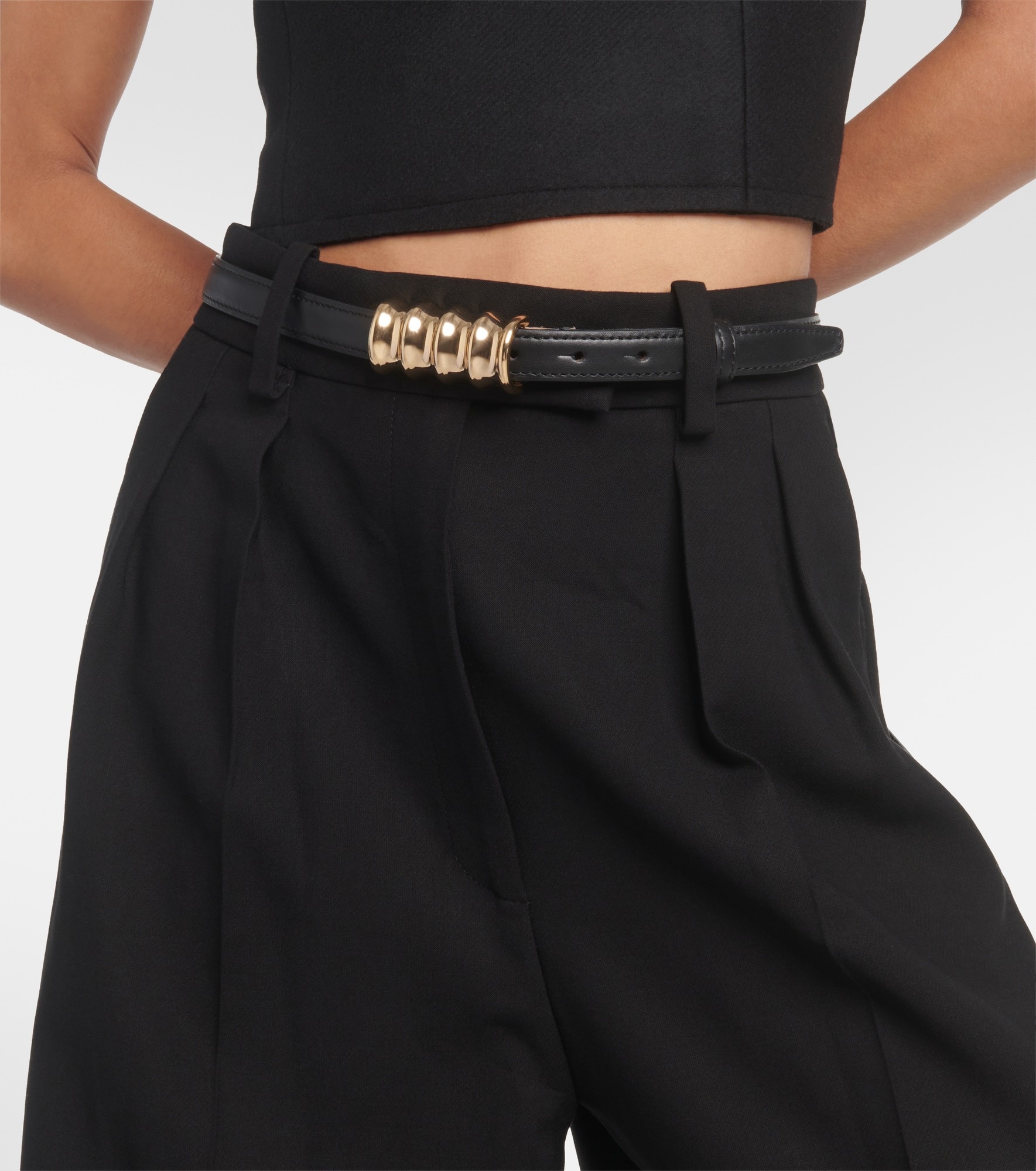 Julius Small leather belt - 2