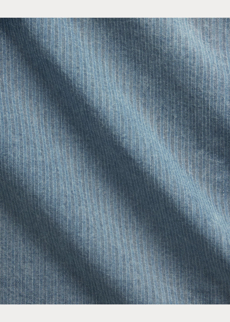 Indigo Herringbone Twill Workshirt 6