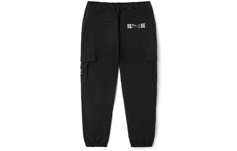 Vans Vans Woven Pants 'Black White' VN0A54IXBLK outlook