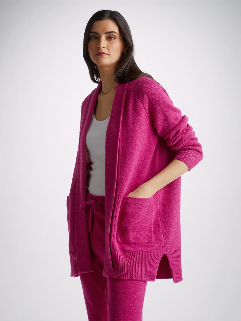 Women's Cardigan Nina Cashmere Berry - 2
