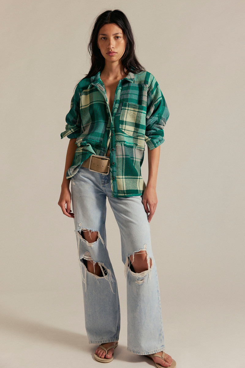We The Free Cozy In Plaid Shirt 3