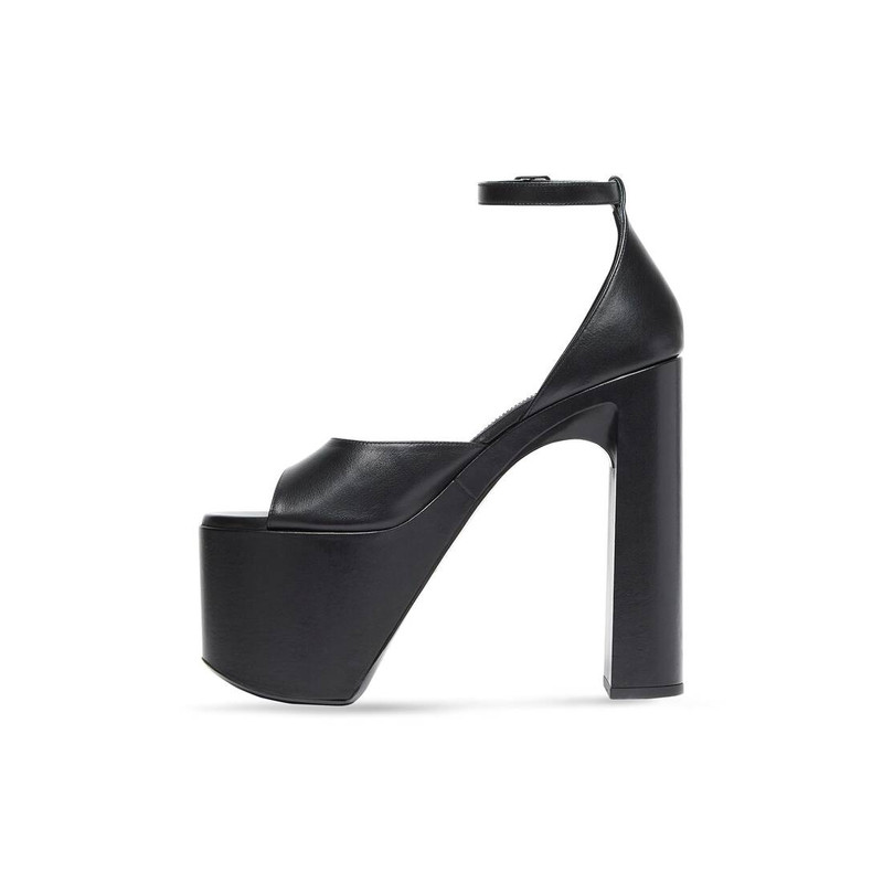 BALENCIAGA Women's Camden 160mm Sandal  in Black outlook