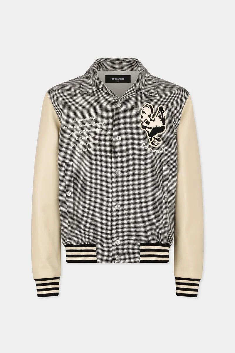 PIED DE POULE BOMBER - 1