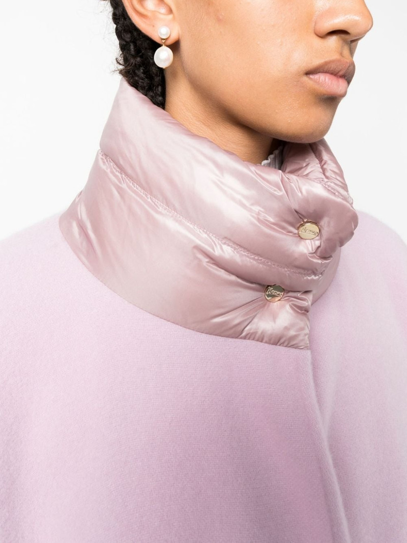 panelled wool cape 5