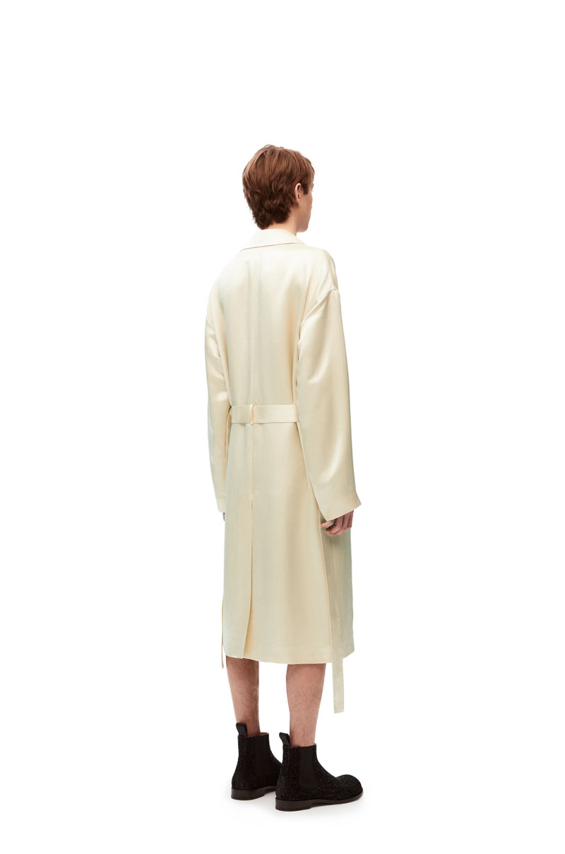 Trench coat in technical satin 4