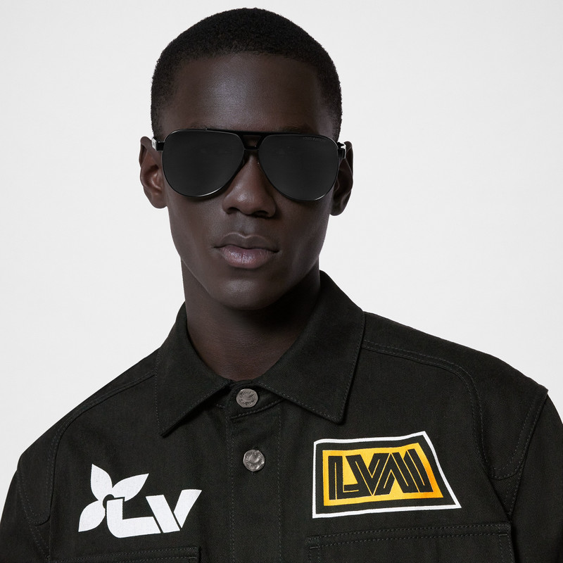 Louis Vuitton 1.1 Evidence Metal Pilot Sunglasses outlook