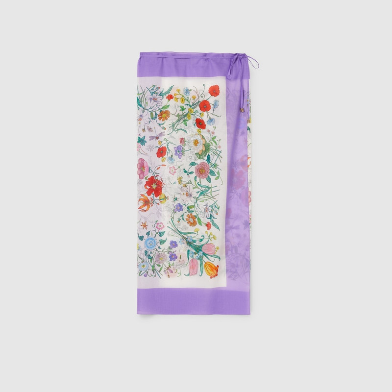 GUCCI Printed cotton voile pareo outlook