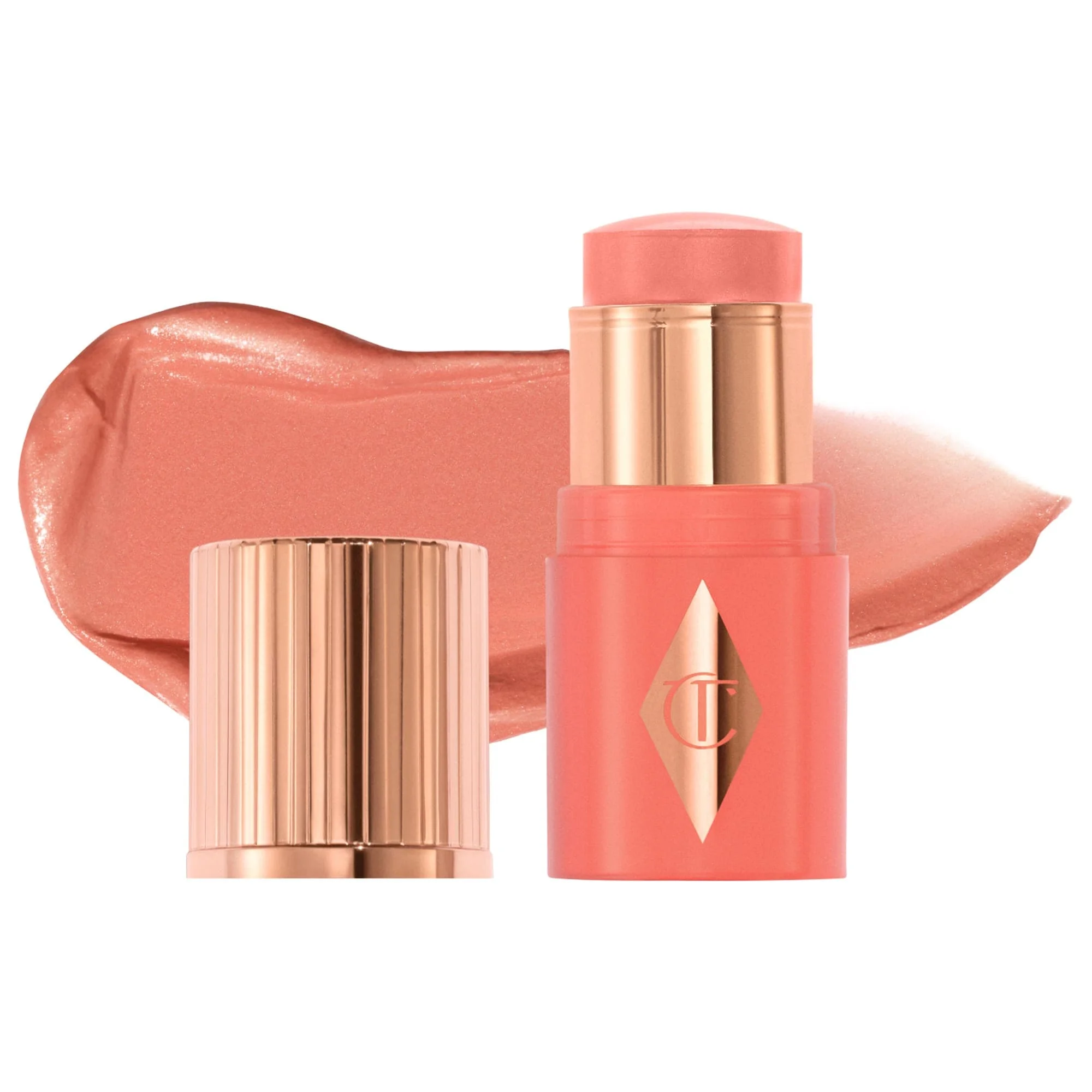 Mini Unreal Lip + Cheek Glow Blush Stick with Hyaluronic Acid - 1